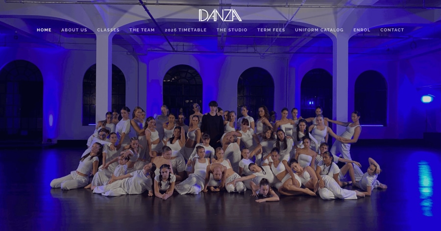 Danza - Membership Website Example Danza - Membership Website Example