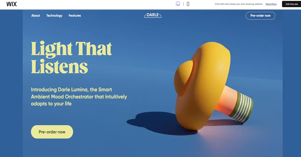 Darle - One Page Template