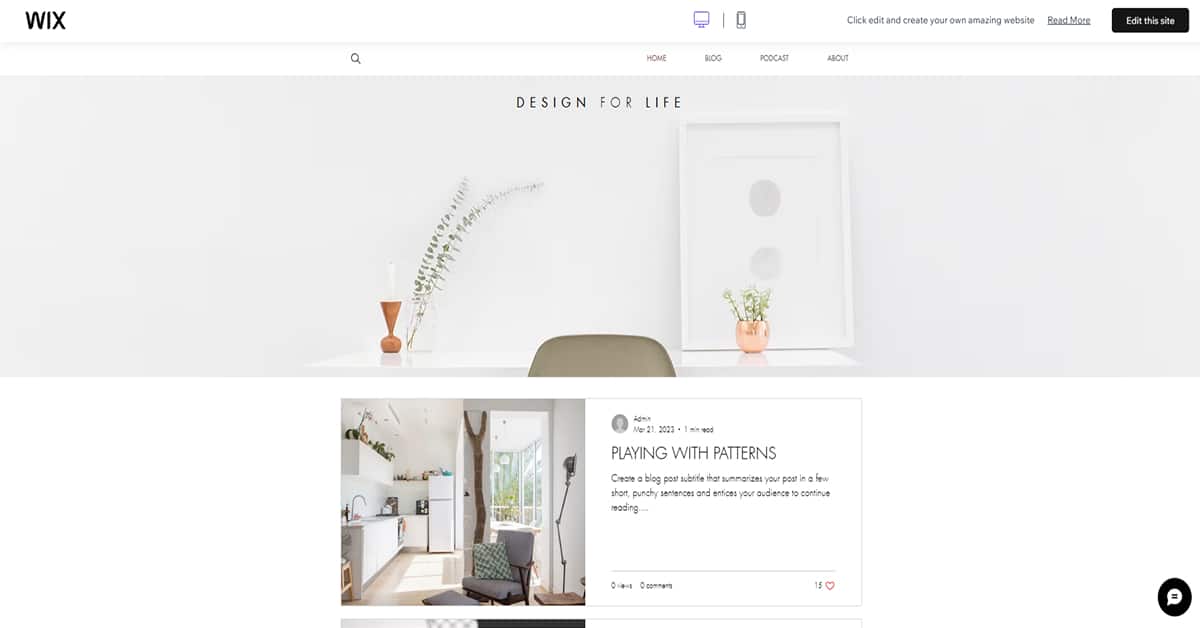 Design For Life - Podcast Template Podcaster Template