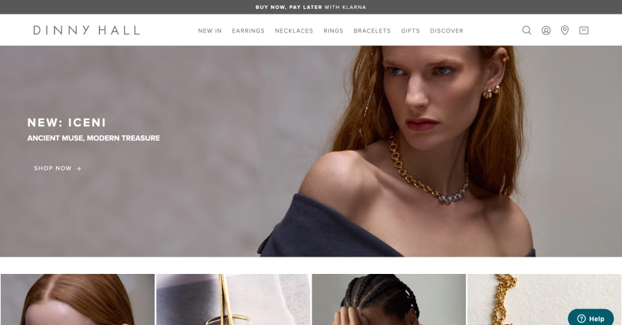Dinny Hall - Jewelry Website Example Dinny Hall - Jewelry Website Example
