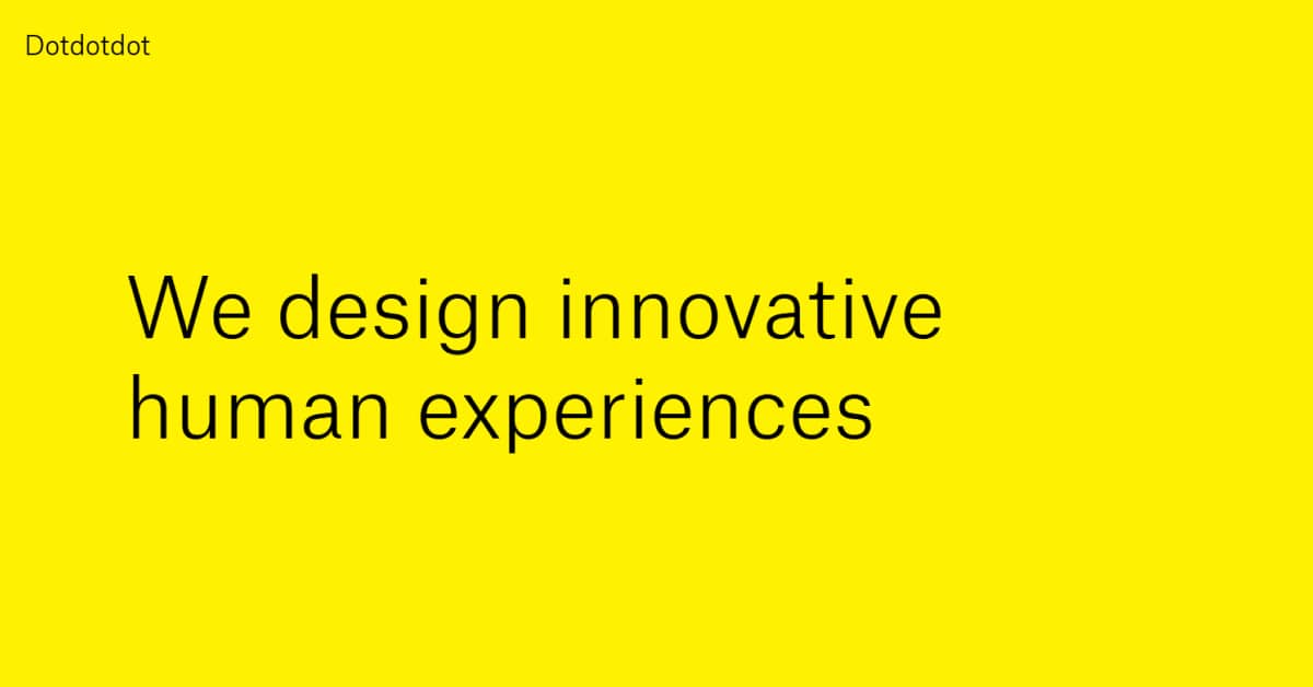Dotdotdot - Yellow Website Examples