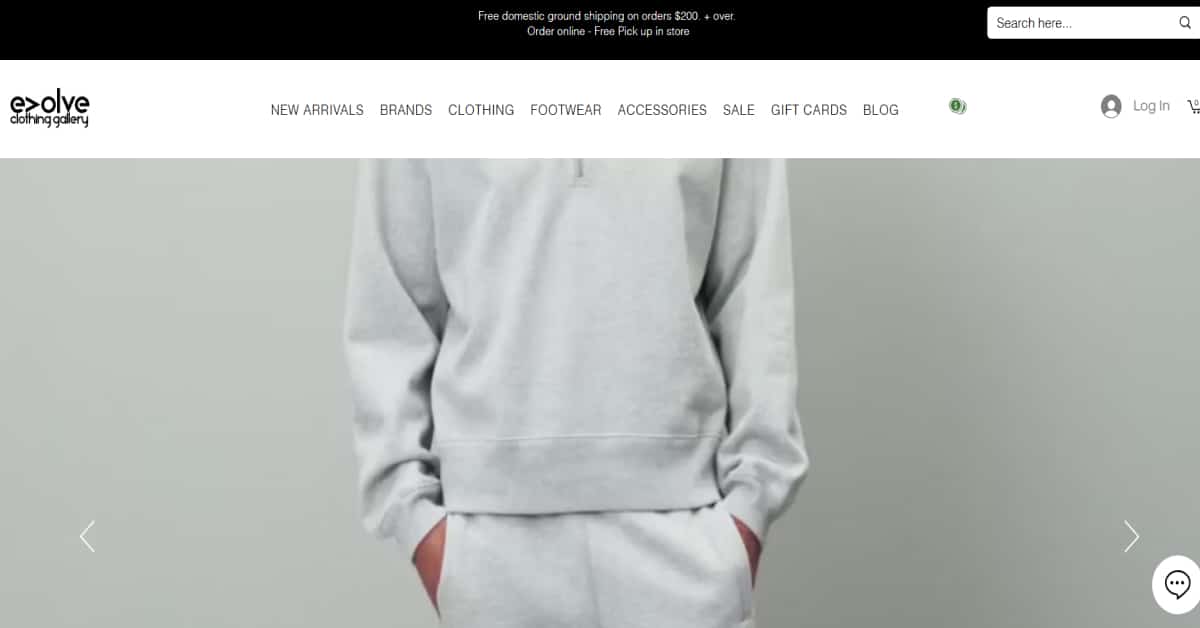 Evolve - Wix Ecommerce Store Example Max Montgomery Wix Website Example