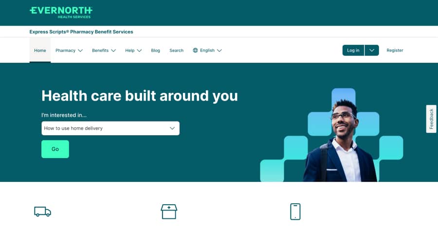 Express Scripts - Pharmacy Website Example