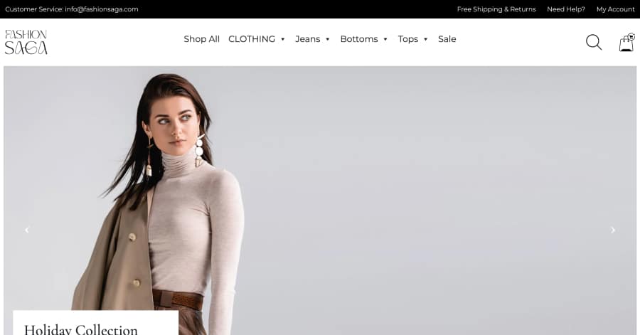 Fashion Saga - GoDaddy Website Example Fashion Saga - GoDaddy Website Example