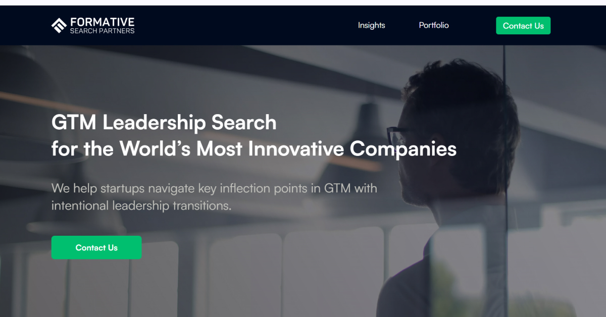 formative search partners - recruitment website examples