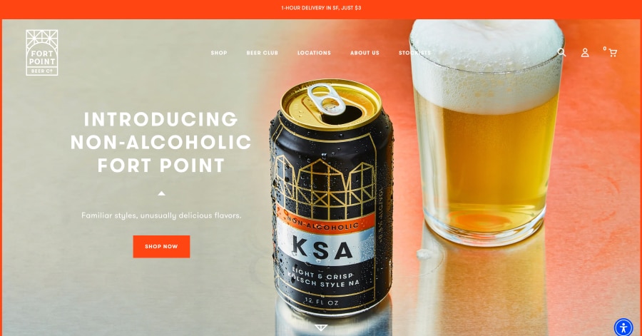 Fort Point - Microbrewery Website Example