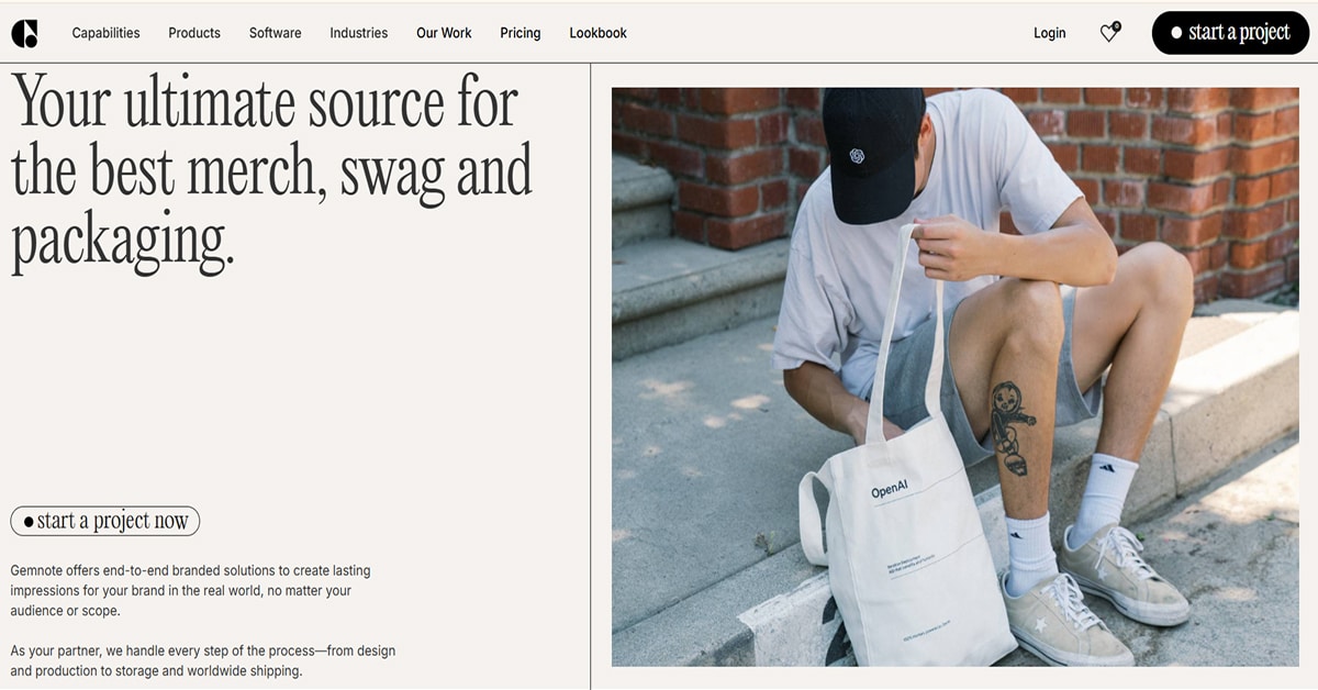 gemnote - saas website examples