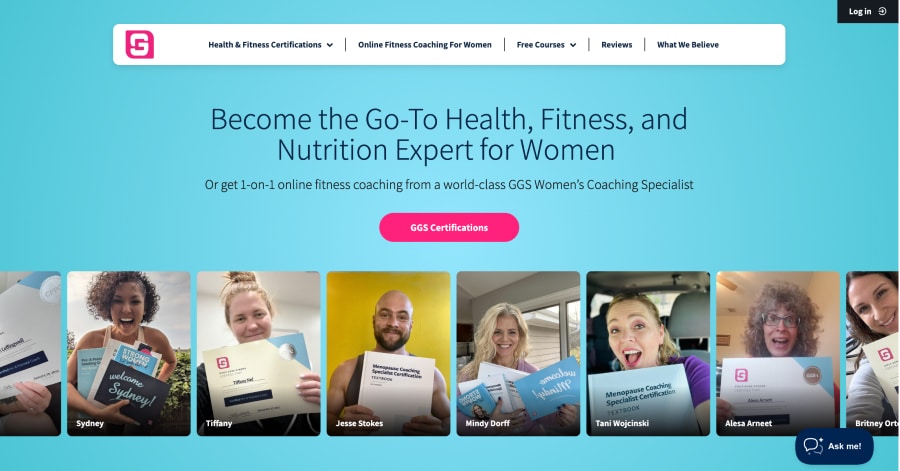 Girl Gone Strong - Nutrition Coach Website Example