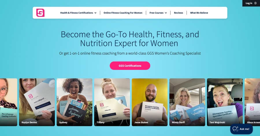 Girl Gone Strong - Personal Trainer Website Example