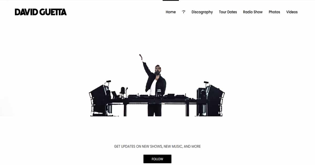 Guetta - Singer Website David Guetta