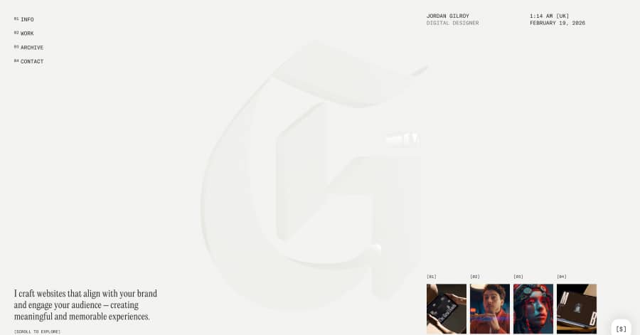 Jordan Gilroy - Parallax Website Example Jordan Gilroy - Parallax Website Example