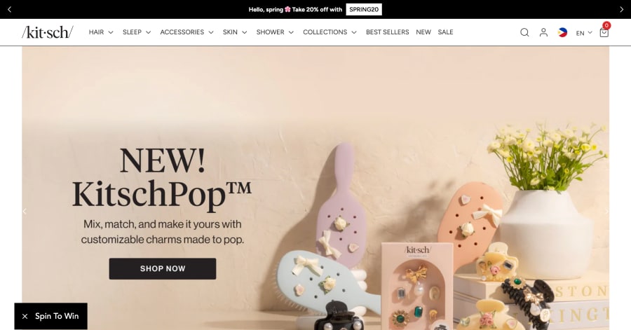 Kitsch - Jewelry Website Example