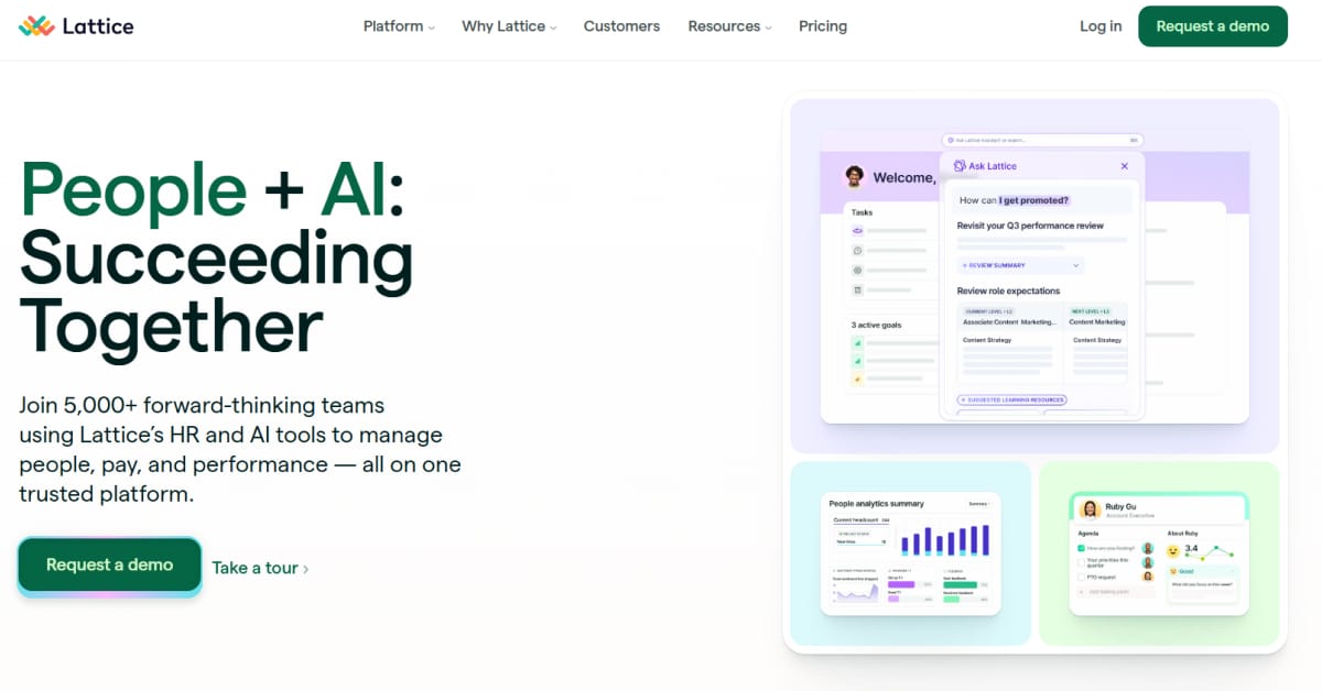 lattice - saas website examples