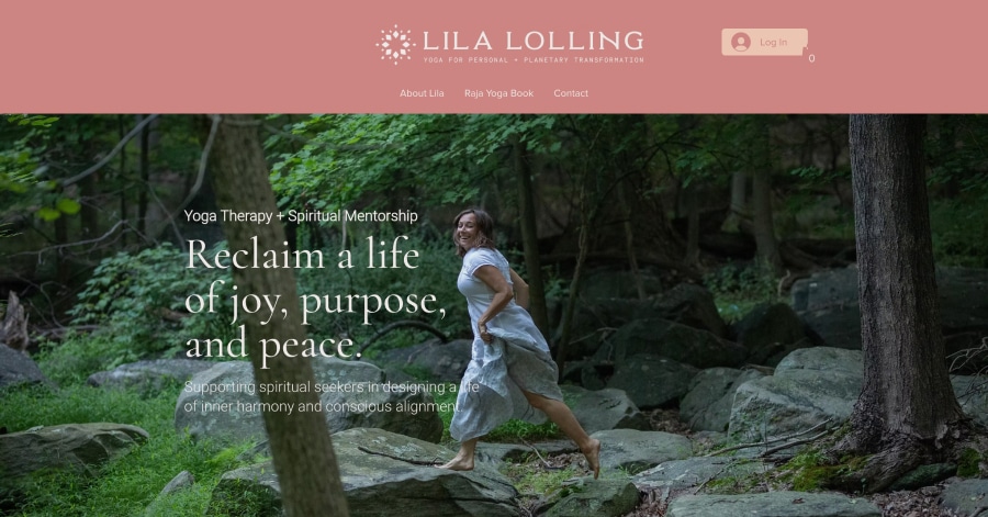 Lila Lolling - Personal Trainer Website Example Lila Lolling - Personal Trainer Website Example
