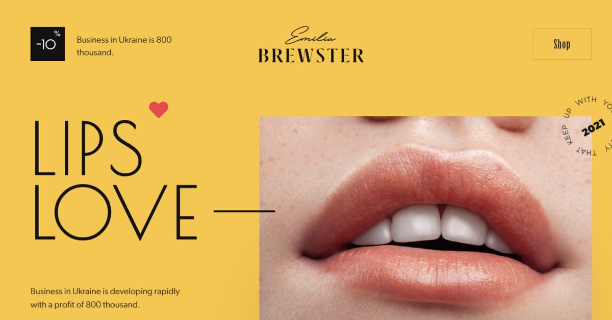 Ira Pavlona - Model Website Examples