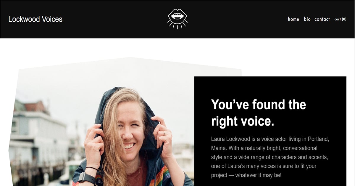 Lockwood Voices - Voice Actor Website lockwood voices - voice actor website examples