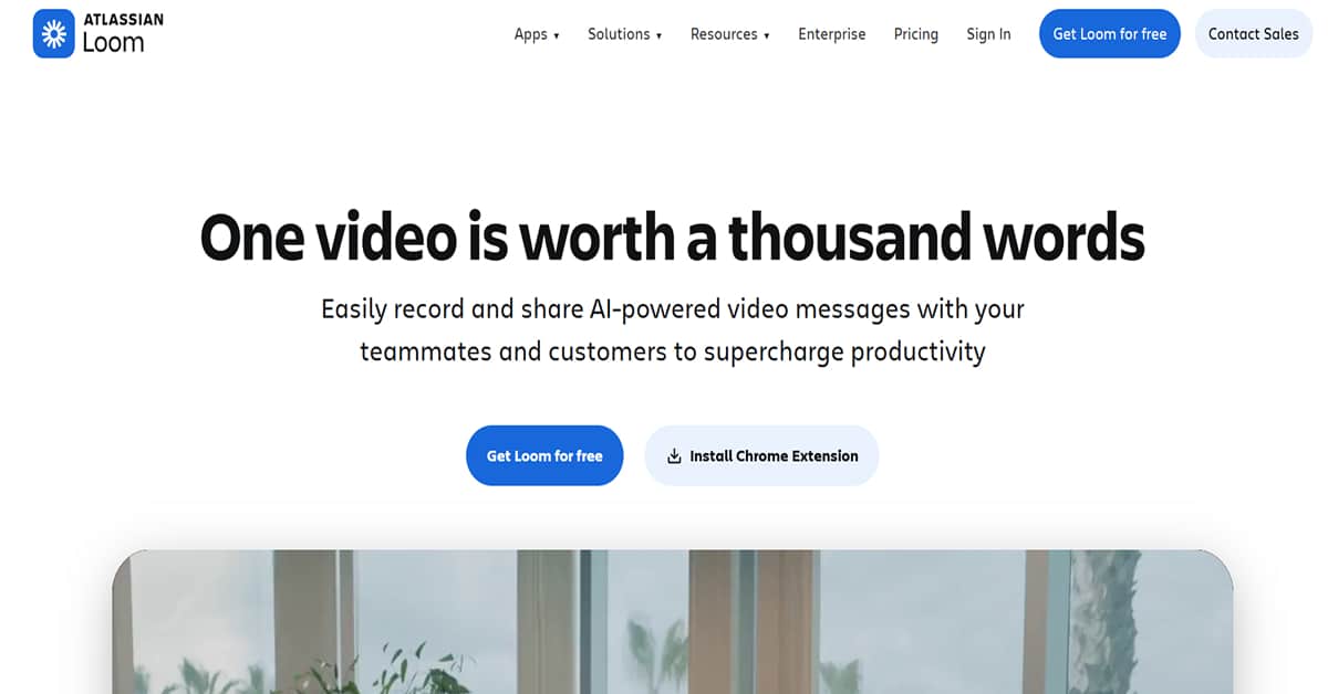 loom - saas website examples