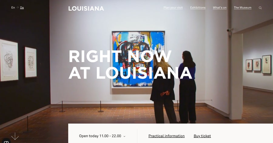 Louisiana - Museum Website Examples