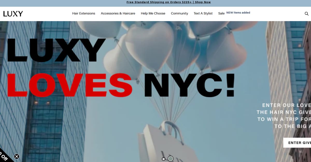 Luxy - Shopify Website Examples