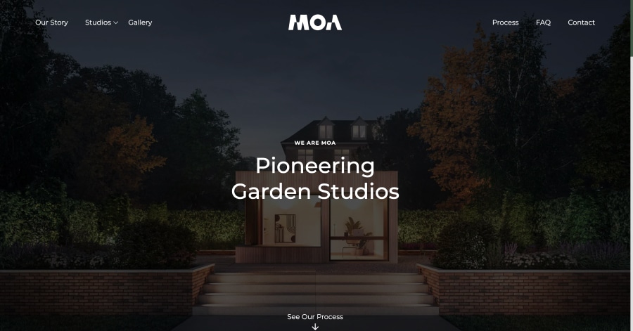 MOA - Gallery Website Example