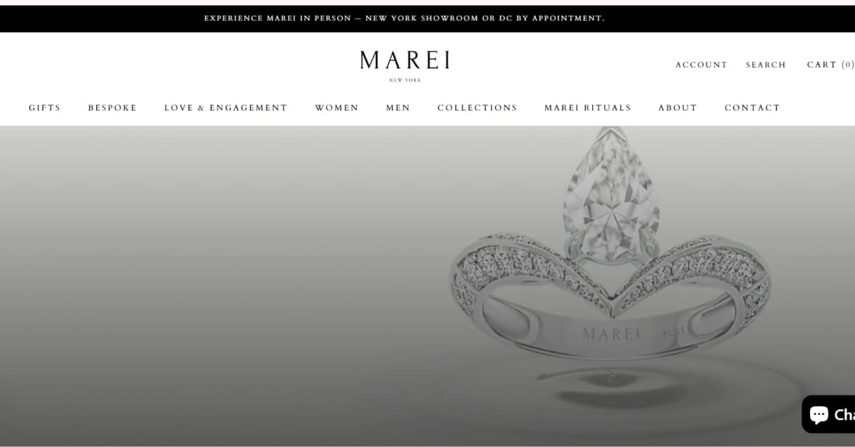 Marei New York - Shopify Website Examples