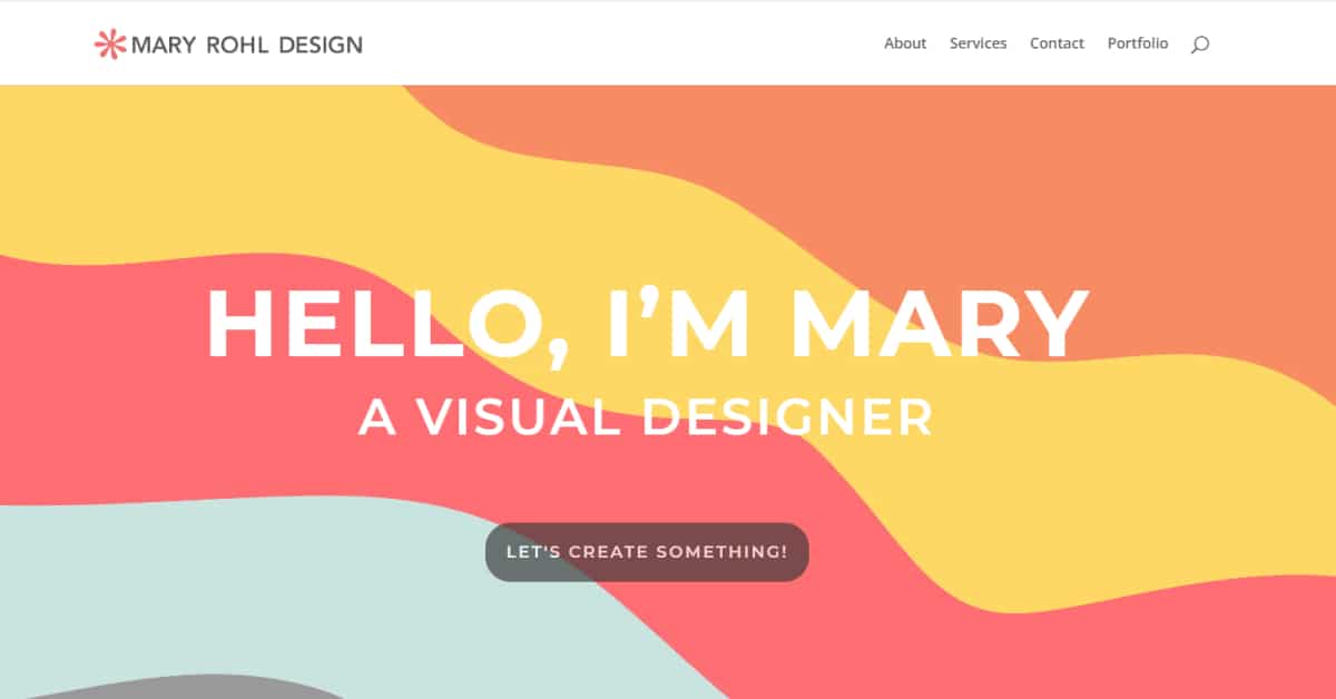 Mary Rohl Web Design Resume Example