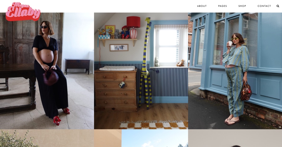 Megan Ellaby - Lifestyle Website Example Megan Ellaby - Lifestyle Website Example