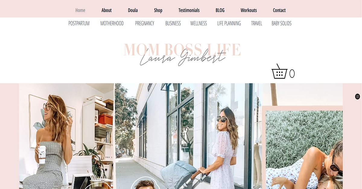 Mom Boss Life - Wix Ecommerce Store Example Industrial Jewellery - Wix Business Examples