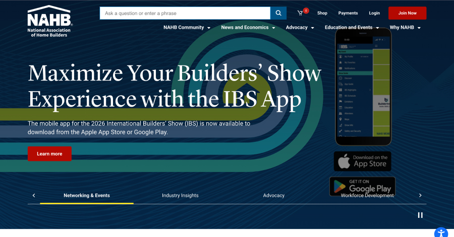 NAHB - Home Builder Website Example NAHB - Home Builder Website Example