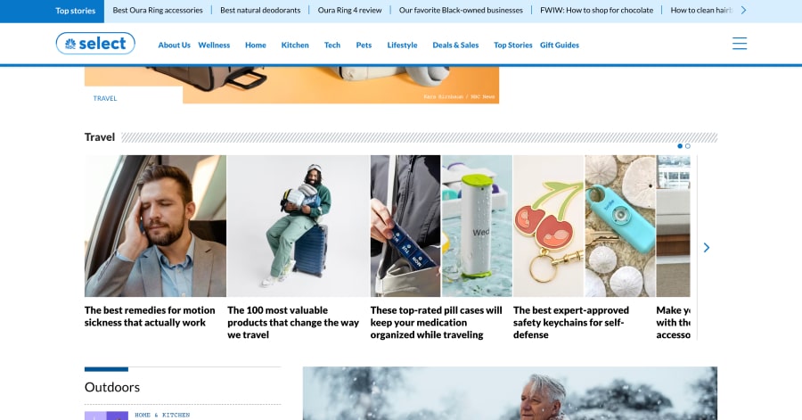 NBC News - Pagination Design Example