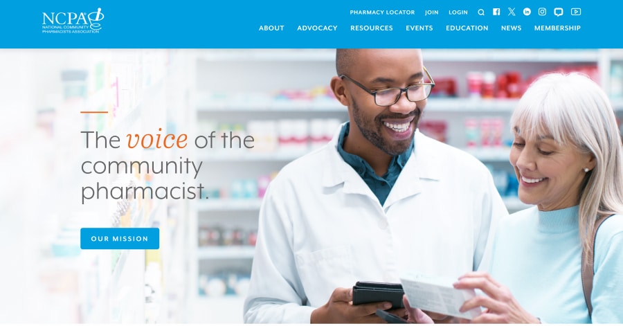 NCPA - Pharmacy Website Example