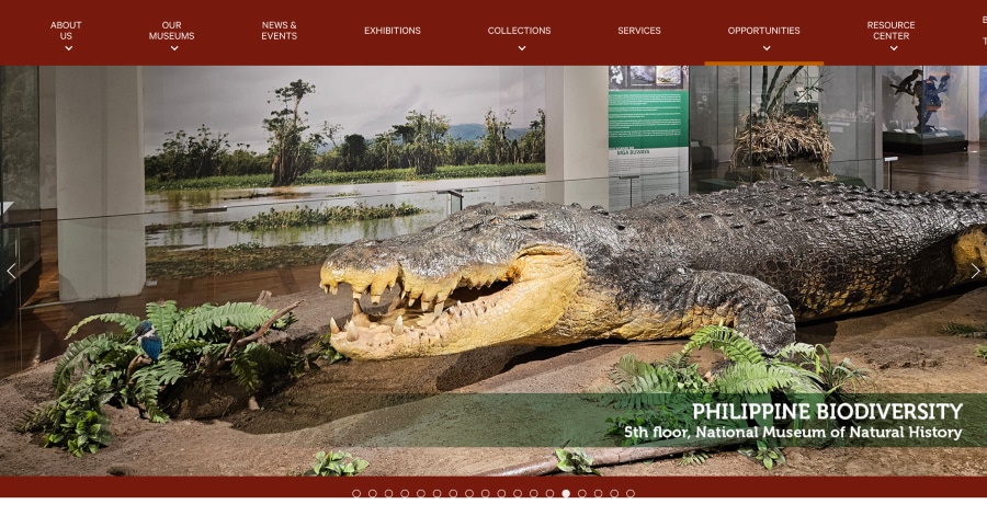 National Museum of the Philippines - Museum Website Examples