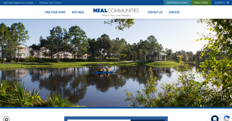 Neal Communities - Home Builder Website Example Neal Communities - Home Builder Website Example