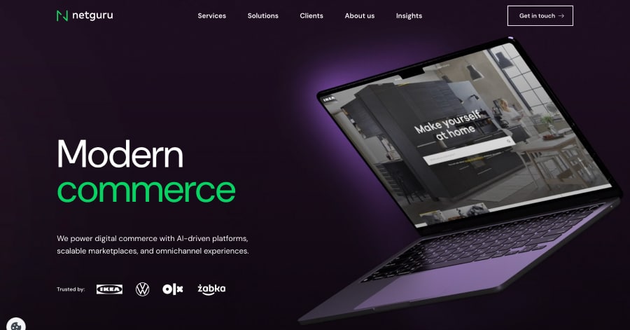 Netguru - Homepage Design Example