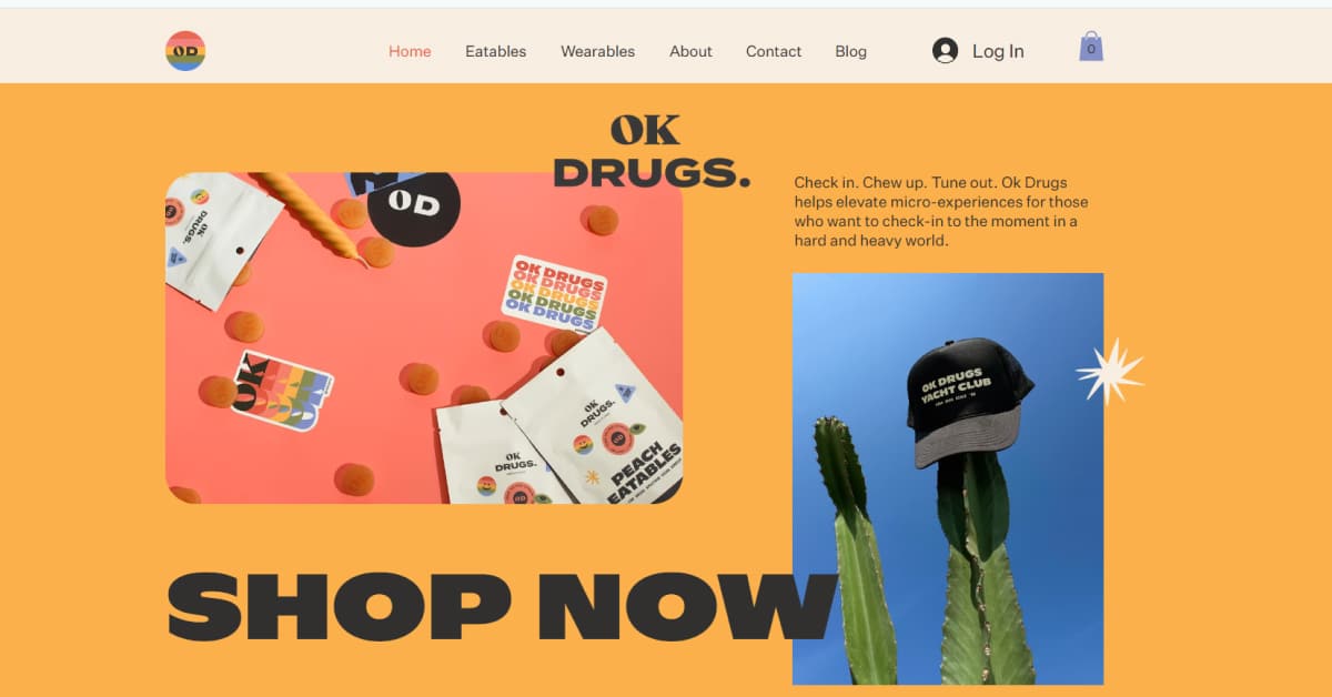 OK DRUGS - Wix Website Tobias Becs – Wix Website Example