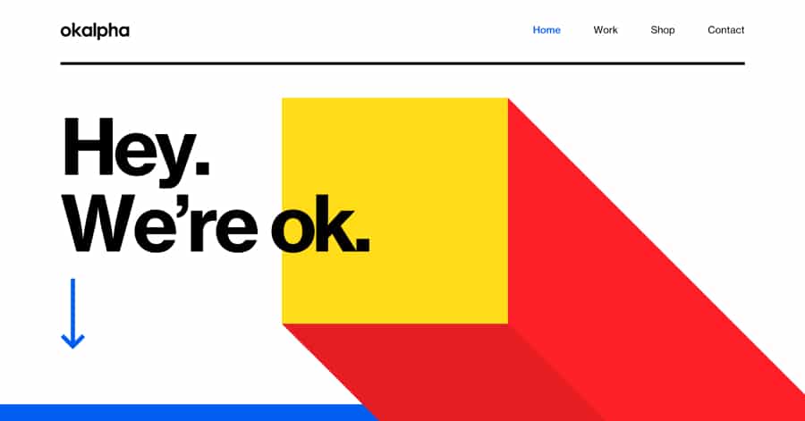 Okalpha - Parallax Website Example Okalpha - Parallax Website Example