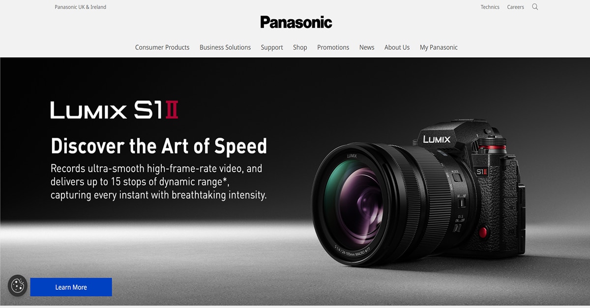 Panasonic - Website Tab Example Best Website Tab_Panasonic