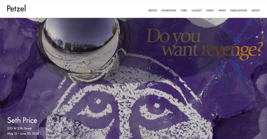 Petzel - Gallery Website Example