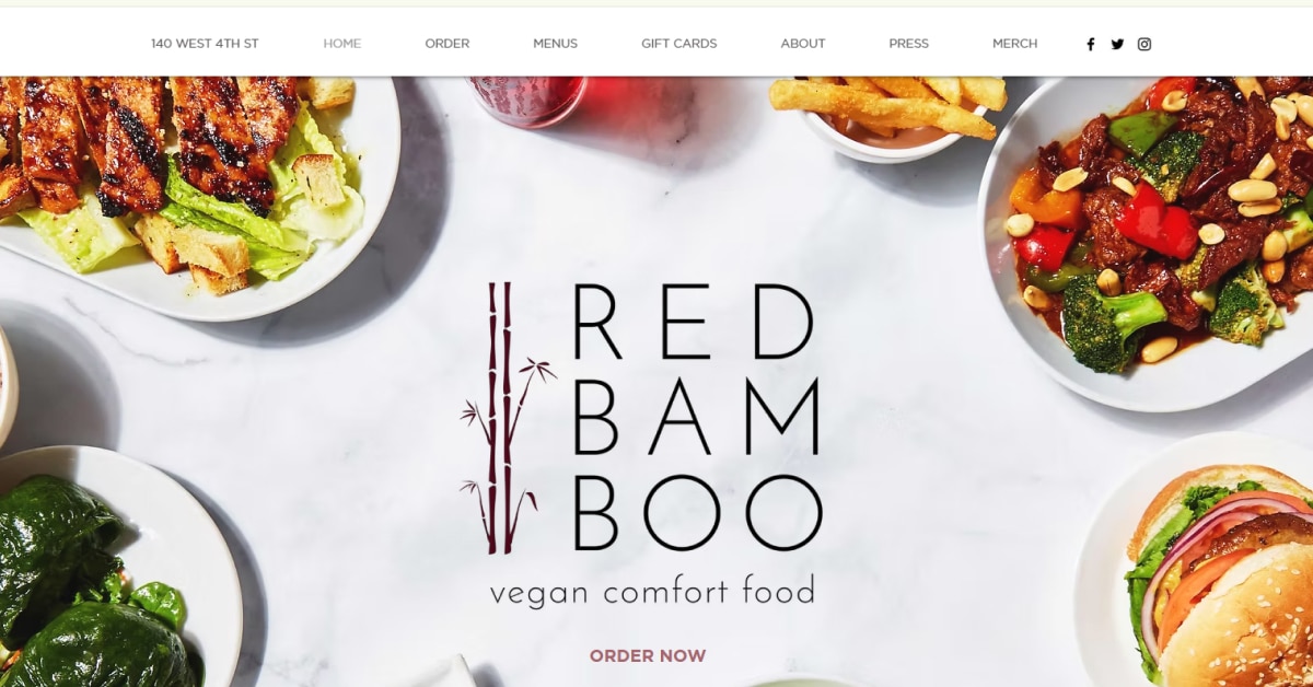 Red Bamboo - Wix Ecommerce Store Example Tobias Becs – Wix Website Example