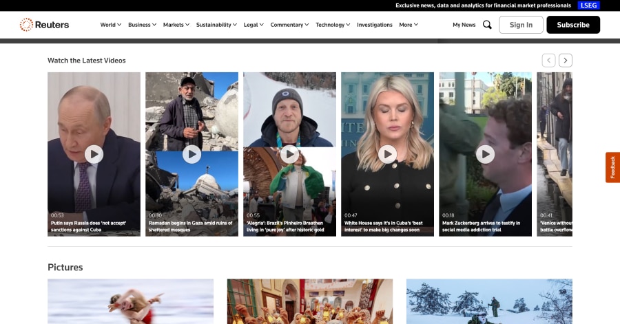 Reuters - Pagination Design Example
