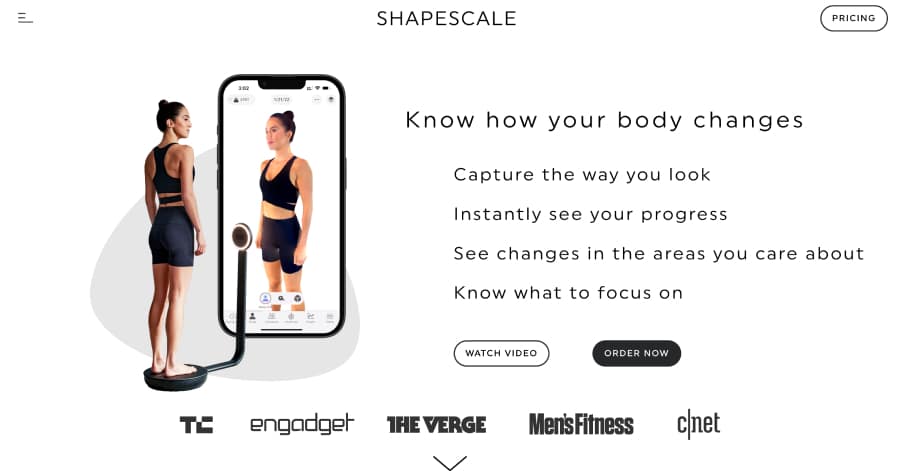 Shapescale - Header Design Example Shapescale - Header Design Example