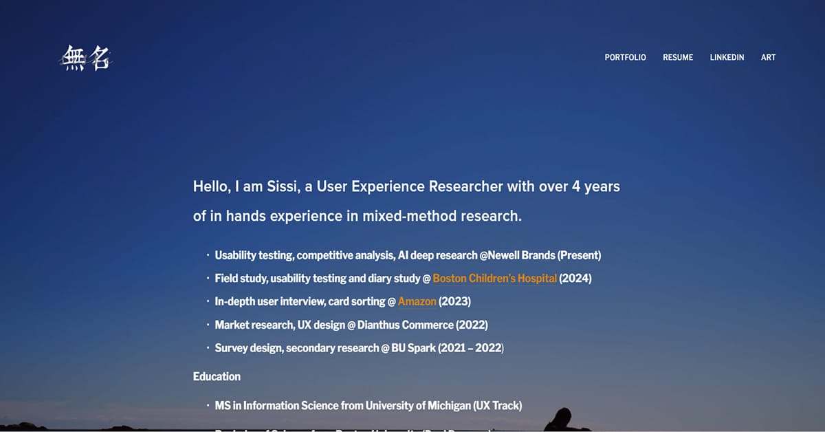 Sissi - Student Website sussi - student website examples