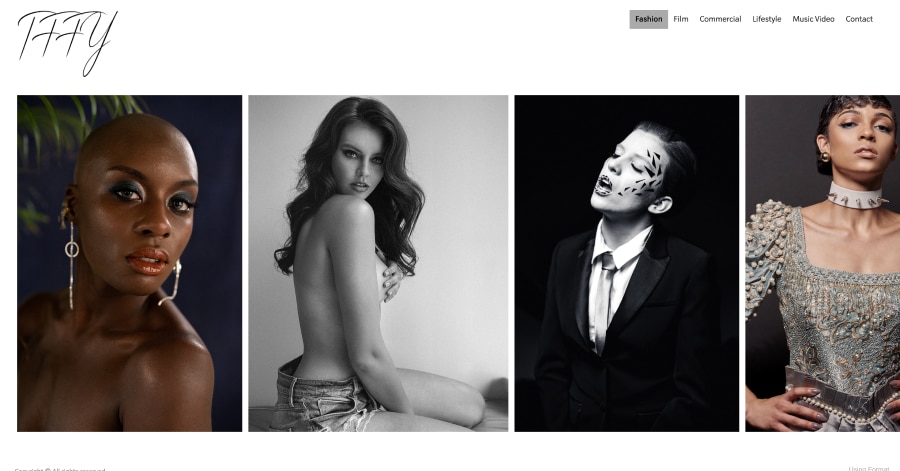 Tffy - Makeup Artist Website Example Tffy - Makeup Artist Website Example