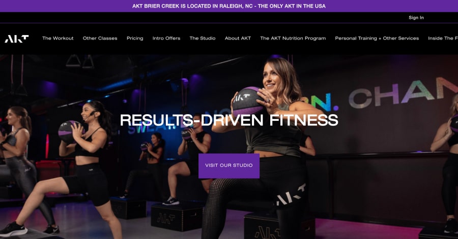 The Akt - Membership Website Example The Akt - Membership Website Example