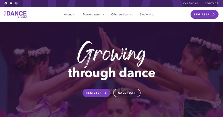 The Dance Studio - Membership Website Example The Dance Studio - Membership Website Example