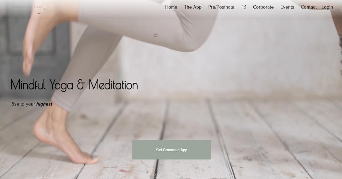 The Grounded Yogi - Yoga Website Best Yoga Websites _The Grounded Yogi Life