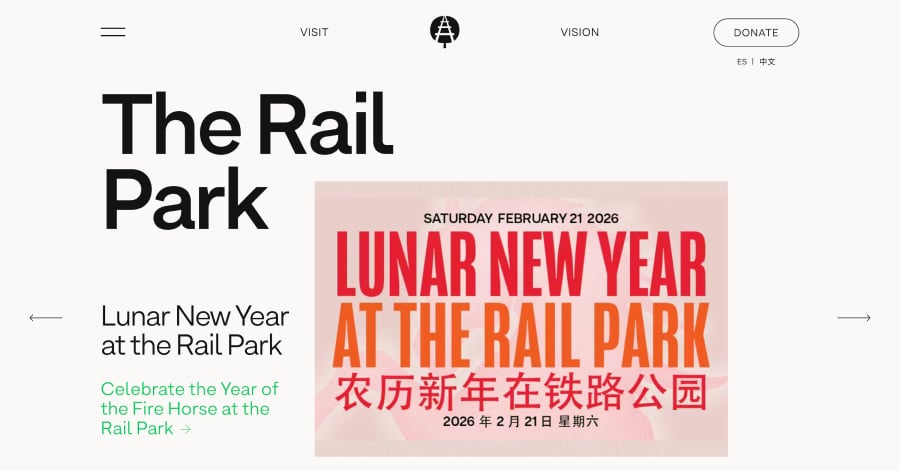 The Rail Park - Header Design Example The Rail Park - Header Design Example