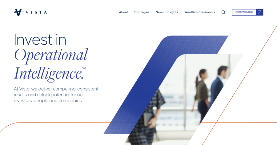 Vista - Investment Firm Website Example