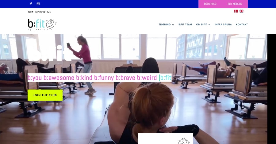 bfit - Nutrition Coach Website Example
