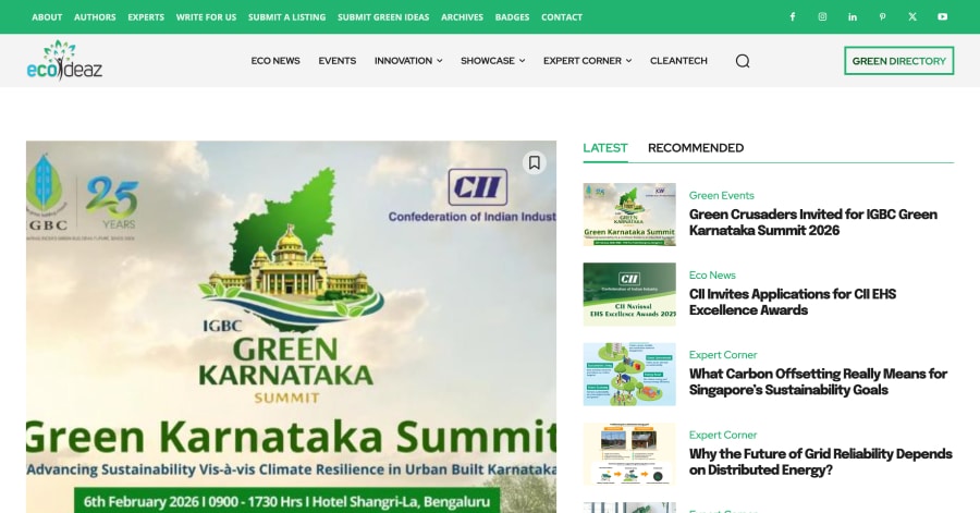 eco ideaz - News Website Example Eco Ideaz - News Website Examples